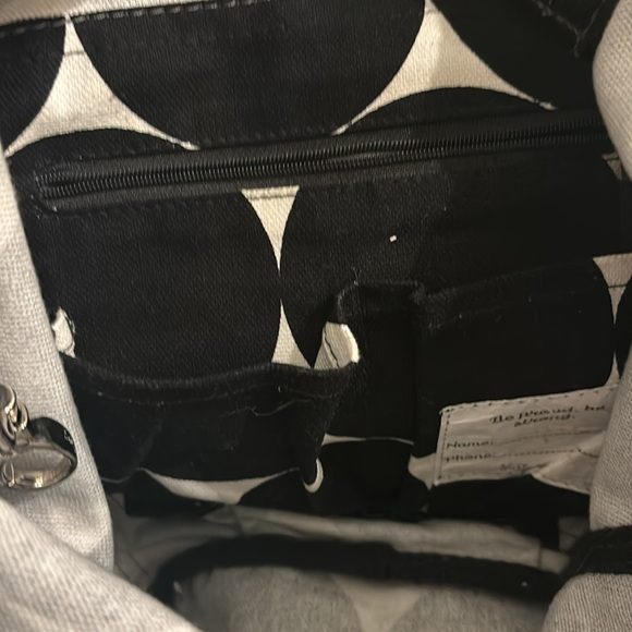 Thirty One Diaper Bag Black and White polka Dots - Picture 6 of 8